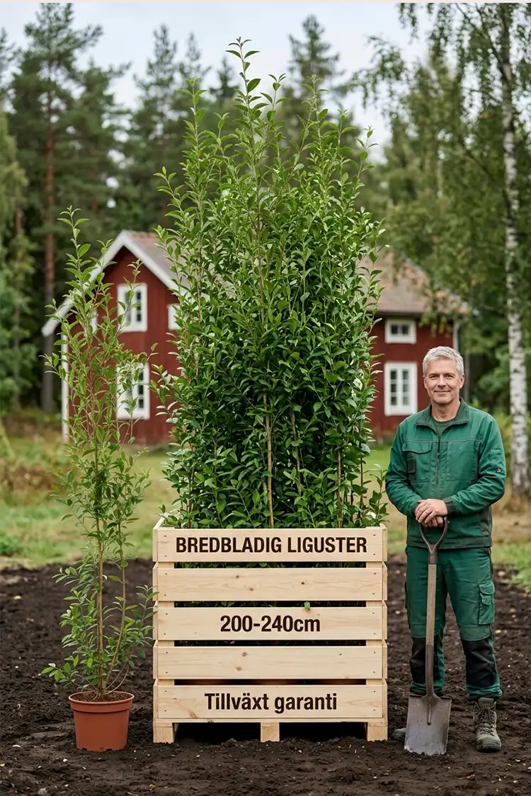 Bredbladig liguster Kruka 200-240cm - Bild 2