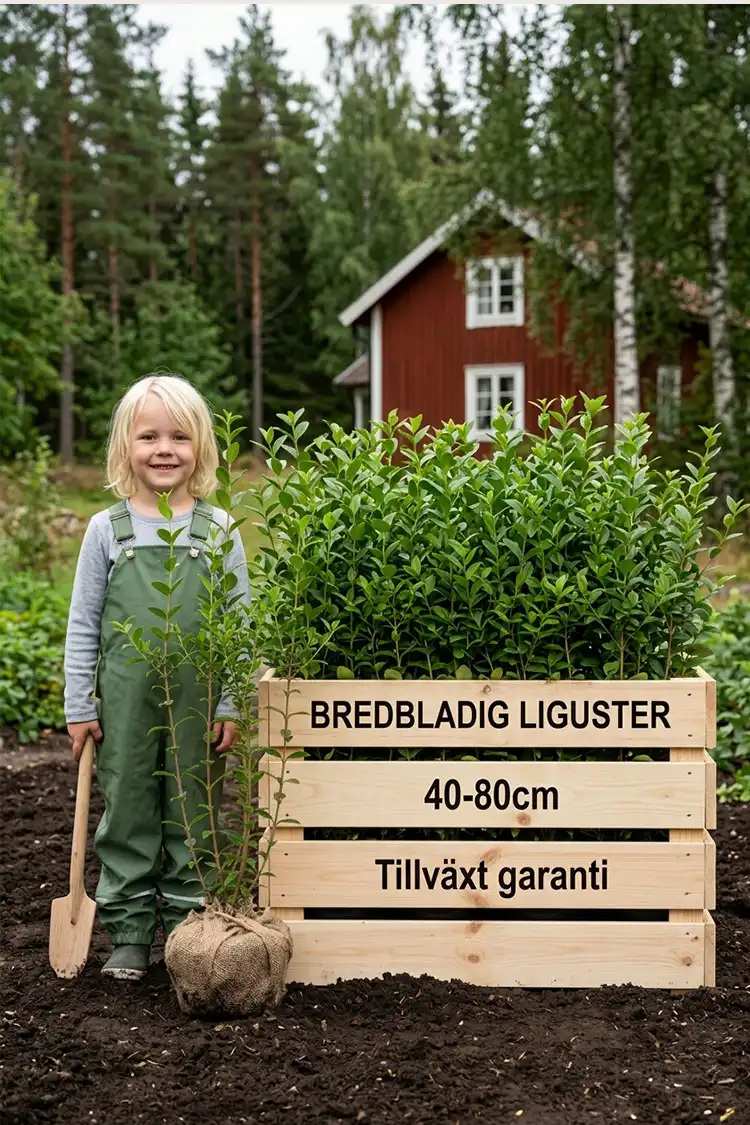 Bredbladig liguster Rotklump 40-80cm - Bild 2