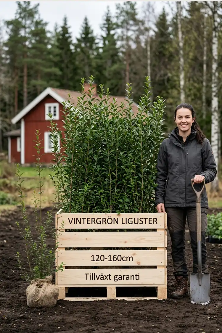 Vintergrön Liguster Rotklump 120-160cm - Bild 2