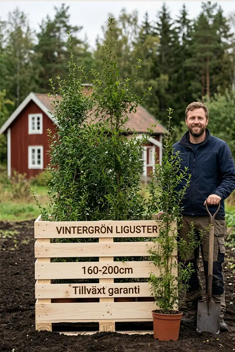 Vintergrön Liguster Kruka 160-200cm - Bild 2