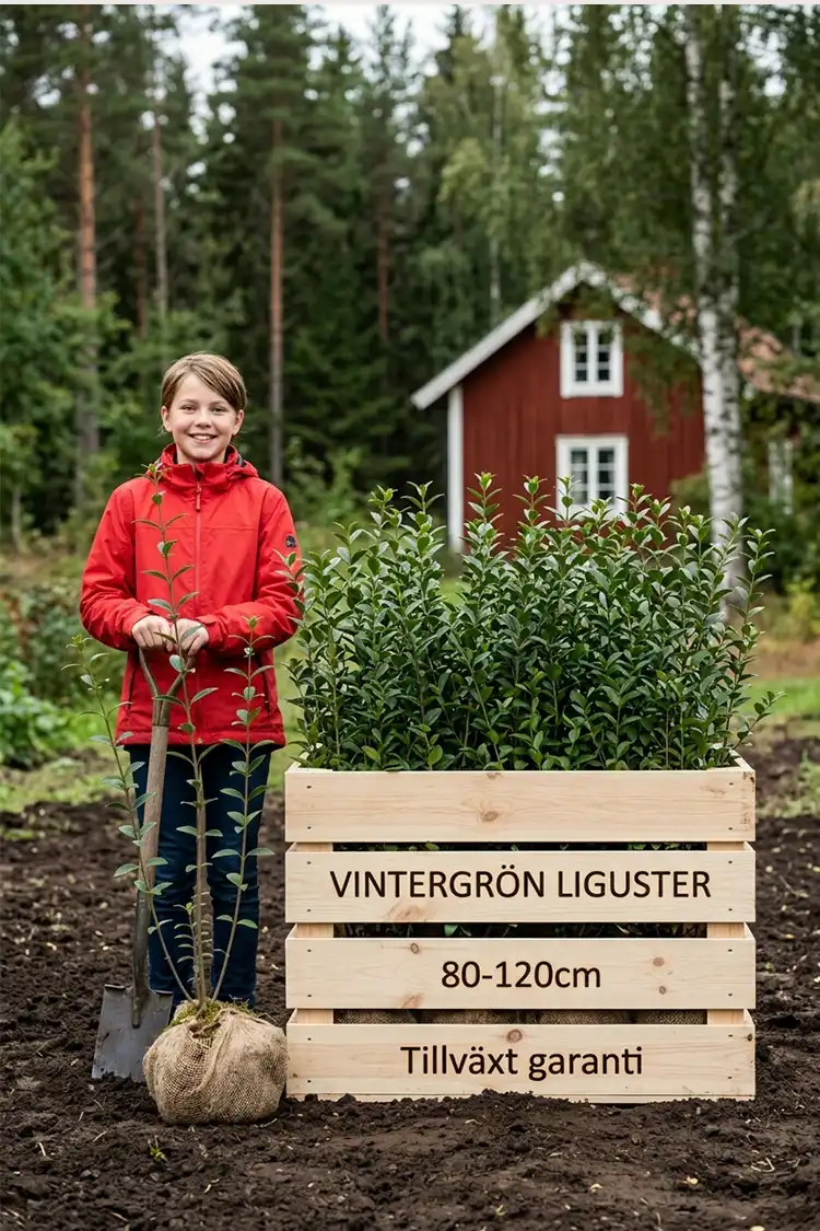 Vintergrön Liguster Rotklump 80-120cm - Bild 2
