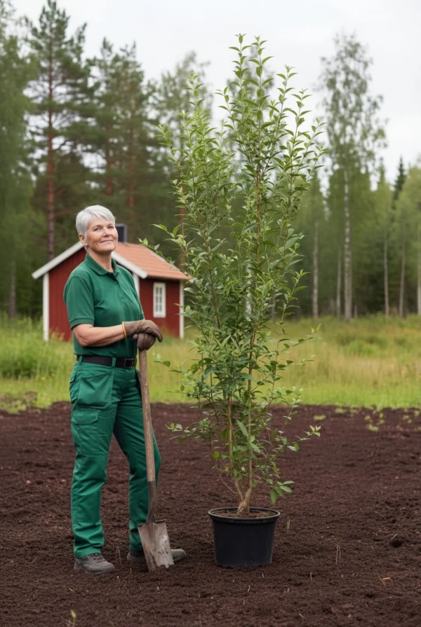 Bredbladig liguster häck Geniuspack i kruka 220-260cm - Ger omedelbar insynsskydd